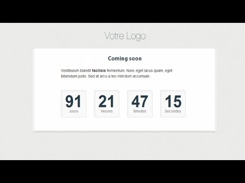 Tutoriel jQuery Décompte Javascript