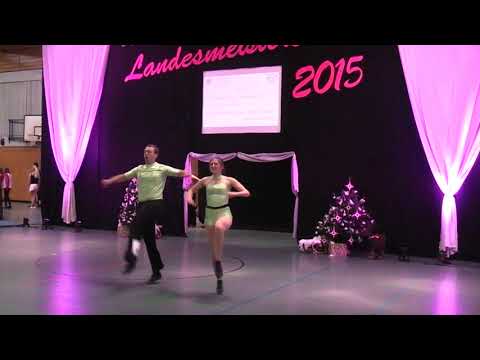 Jana Friese und Hendrik Gielisch, Landesmeisterschaft Krefeld 2015, Rock'n'Roll, C-Klasse, Vorunde