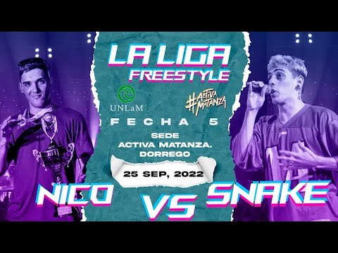SNAKE VS NICO | Jornada 5°- Temporada 2022- La Liga de freestyle.