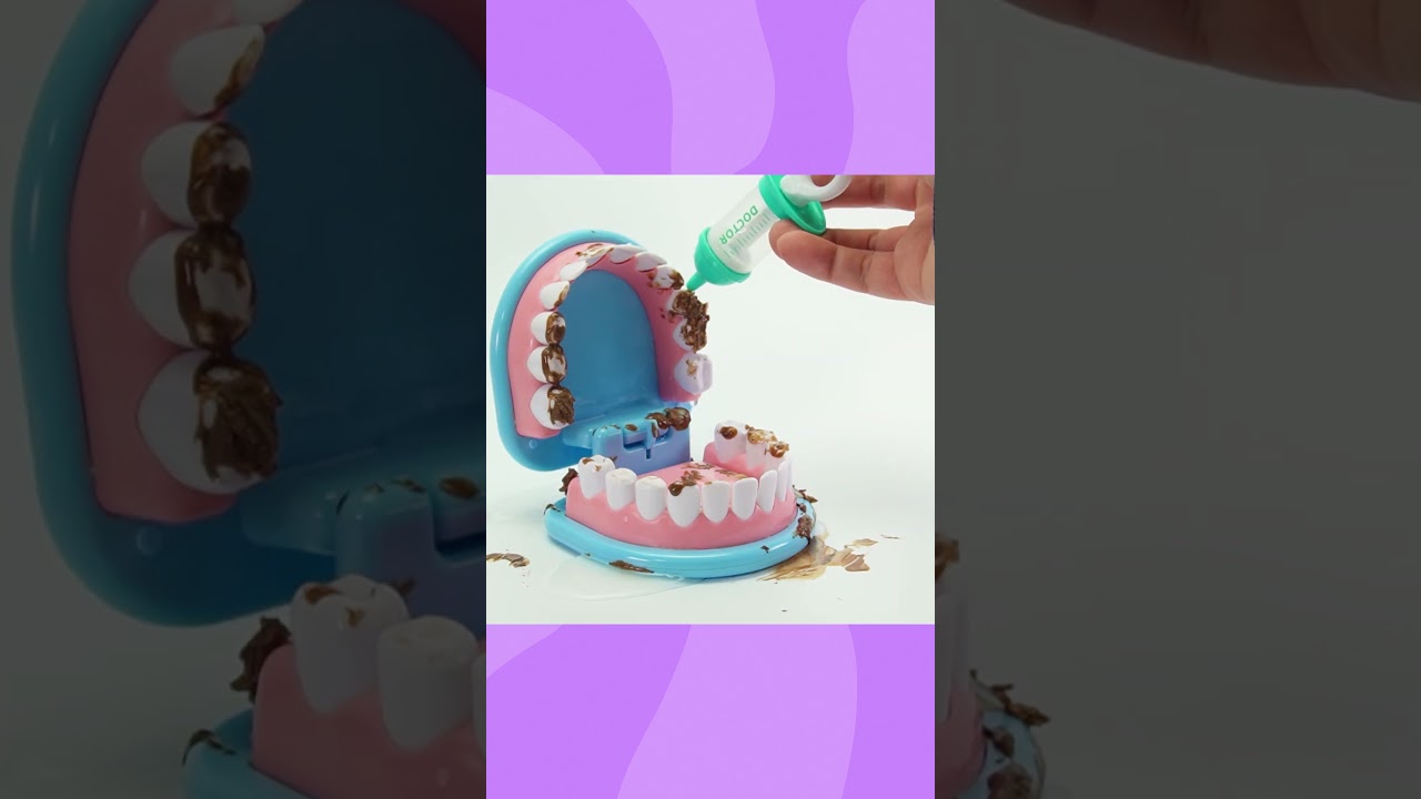 チョコレートとむしばきん 🍫🦷 #nurseryrhymes #キッズソング #ココビ #shorts