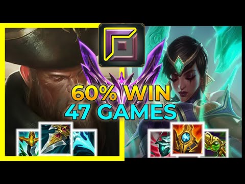 【 60 % Win Gangplank 】vs Karma - TOP - MASTER - League of Legends Elite Gameplay