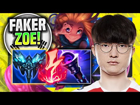 FAKER IS READY FOR ZOE! - T1 Faker Plays Zoe Mid vs Zac! | Season 11