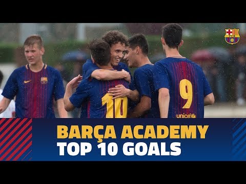 Barça Academy's Top 10 goals in the 2017/18 season