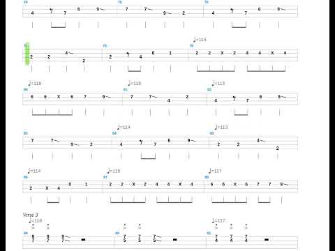 While My Guitar Gently Weeps + The Beatles + Bass only + Bass tab