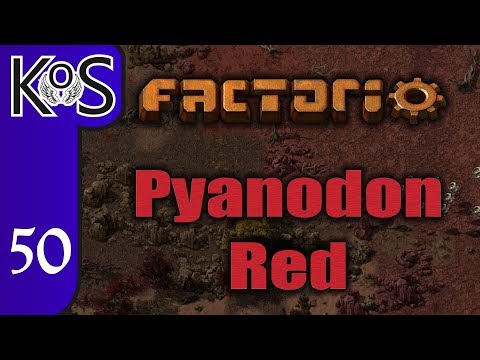 Factorio Pyanodon Red Ep 50: KIMBERLITE STARTS THE CHAIN - 0.16 - Gameplay, Let's Play