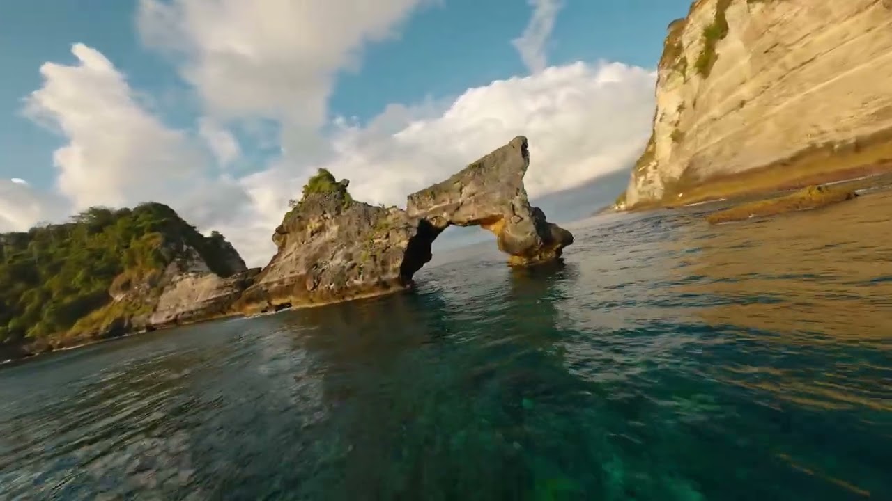 Embark on the captivating cinematic highlights of Atuh Beach.