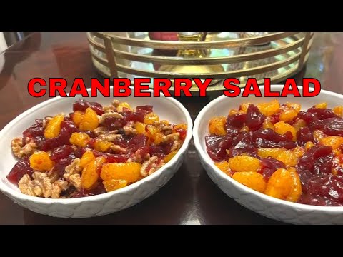 How To Make 3 Ingredient Cranberry Salad