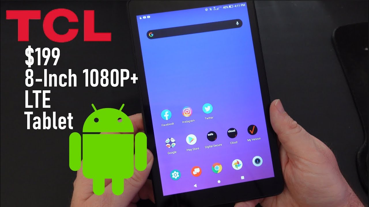 TCL Tab Review | $199 8-Inch 1080P+ LTE Android Tablet ​Tablet