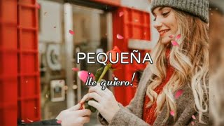 Pequeña - Los temerarios |poema| (LETRA)