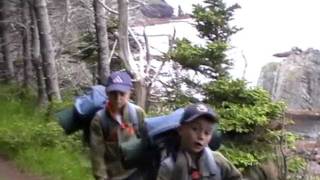 preview picture of video 'A Backpack hike to Green Gardens, Gros Morne National Park, Newfoundland and Labrador (Peter Bull)'