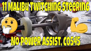 2011 Chevy Malibu twitching steering wheel, no power assist, steering wheel sensor. C0545 Code