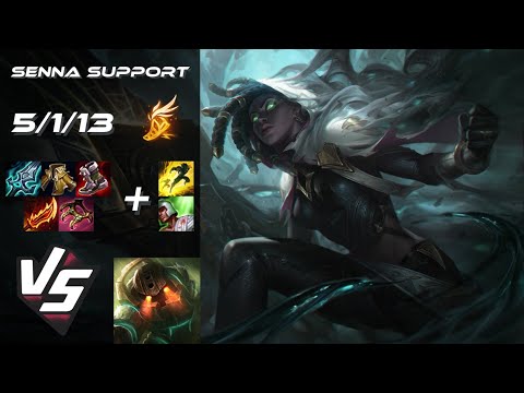 SUPPORT Senna vs Nautilus - NA Grandmaster Patch 14.9