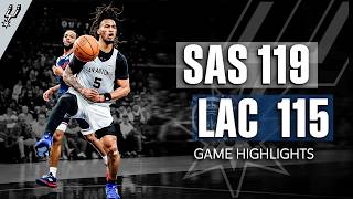 Victor Wembanyama - Stephen Castle - San Antonio Spurs - Los Angeles Clippers