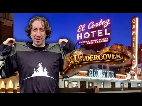 Ich wurde aus dem El Cortez rausgeschmissen… also bin ich verkleidet zurückgegangen.