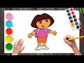 How To Draw Dora The Explorer Easy Dora Drawing Easy For Beginners