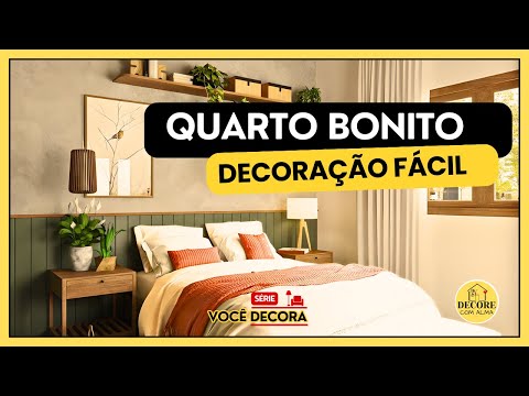 Decore o QUARTO sem gastar muito ✨decoração  fácil | VOCÊ DECORA EP.3