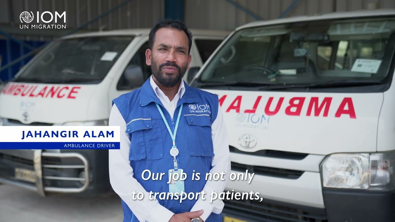 #IOM's emergency medical referral service in the #Rohingya #refugee Camps
