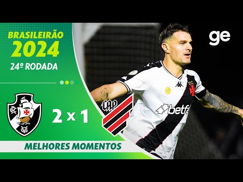 Gols e lances de Vasco da Gama x Athletico Paranaense