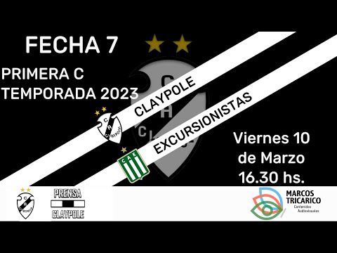 CLAYPOLE VS EXCURSIONISTAS | FECHA 7 - TEMPORADA 2023 - PRIMERA C