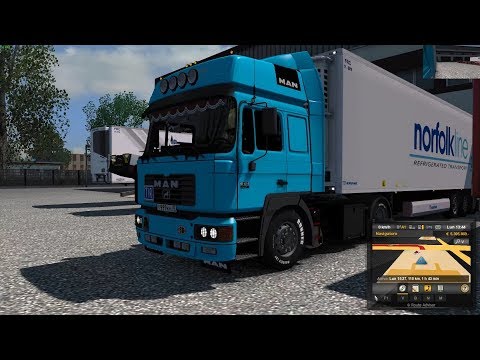 Euro Truck Simulator 2 (1.30) MAN F2000 reworked v 1.0 + DLC's & Mods