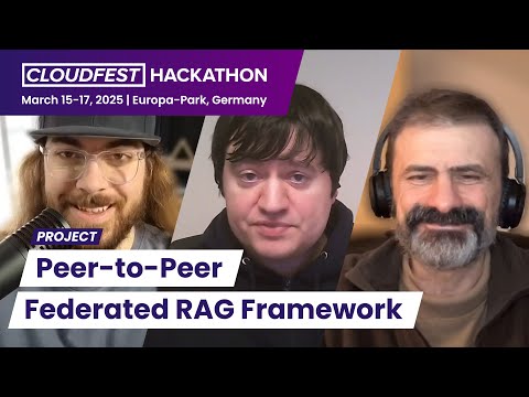 "Federated Peer-to-Peer RAG Network" - CloudFest Hackathon 2025 Project Preview