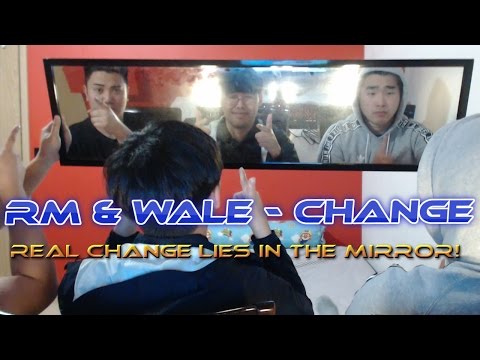 Rap Monster(RM), Wale - Change MV Reaction [T3UF]
