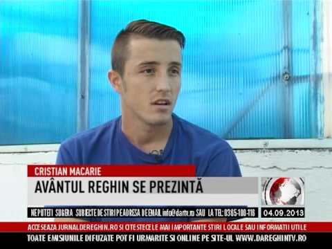 Avantul reghin se prezinta Cristian Macarie