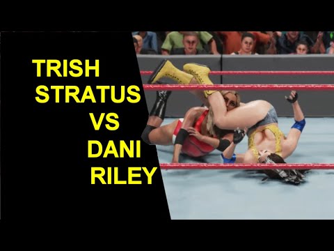 WWE 2K19 Trish Stratus vs Dani Riley - Knockout Match