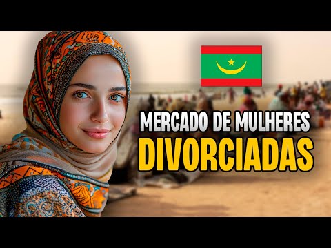 Life in MAURITANIA | Discover the DIVORCED WOMEN market