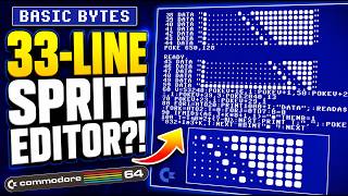 This Shouldn't Work—A C64 BASIC Sprite Editor in 33 Lines!