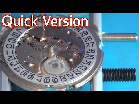 2019 eBay Repair Challenge - Week 2 - Seiko Watch (Quick Version)