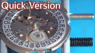 2019 eBay Repair Challenge - Week 2 - Seiko Watch (Quick Version)
