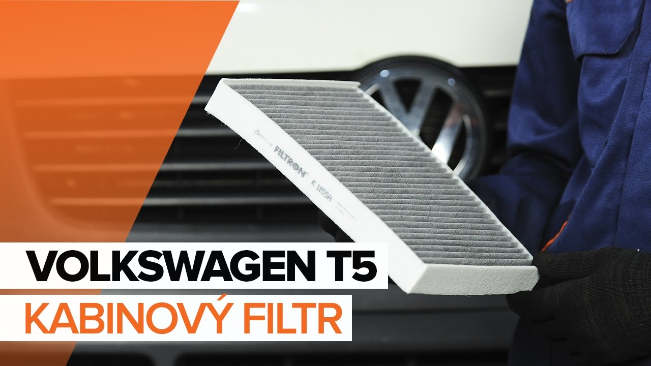 Jak vyměnit kabinovy filtr na VW Multivan T5 – návod k výměně