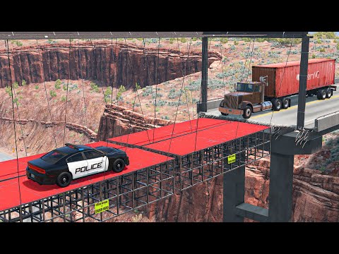 Cars vs Bridge 😱 BeamNG.Drive