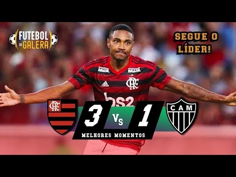 MENGÃO AVASSALADOR   Flamengo 3 x 1 Atlético MG   Melhores Momentos   HD 10102019