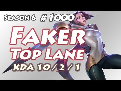 SKT T1 Faker - Fiora vs Rumble - NA LOL Diamond 3