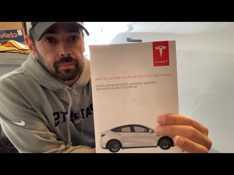 Tesla Model Y Rear Fender Paint Protection Film Installation