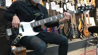 Video thumbnail for FREEDOM CUSTOM GUITAR RESEARCH Retrospective JB 4st Active "Early '70s" -Black/R MH- by Ochanomizu Kurosawagakki