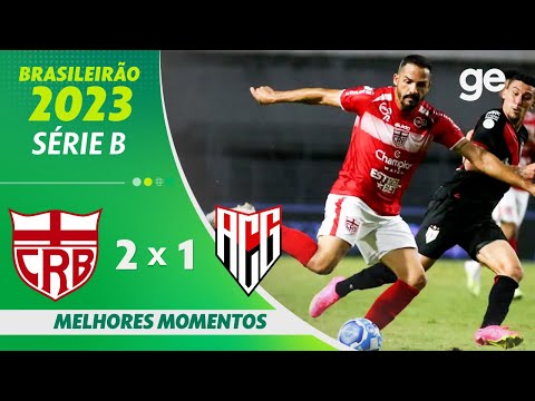 Gols e lances de CRB x Atlético-GO