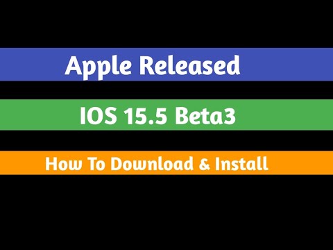 How To Download & Install IOS 15.5 Beta3 On IPhone & IPad ||
