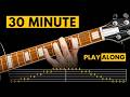 30 Minutes Of Guitar Exercises To Improve FAST Intermediate Level PLAY ALONG