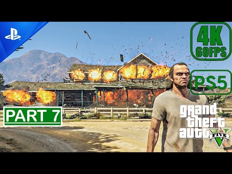 GTA V PS5 - Gameplay Walkthrough (60FPS 4K) Part 7 No Commentary