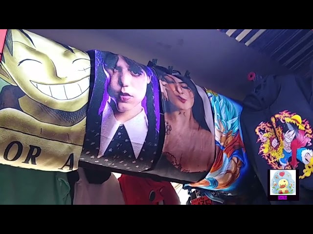 Vídeo relacionado con YINGKE Mujer Anime Manga Sudadera con Capucha Niña Japonesa Kawaii Jersey E-Girl Y2K Gótica Harajuku Pullover (2XL, Sudadera Q)