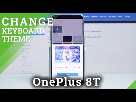 How to Change Keyboard Style on OnePlus 8T – Photo As Theme