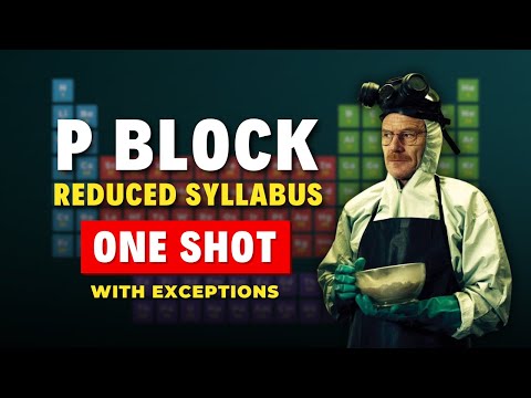 P Block in One Shot for JEE Mains 2024 | All Exceptions !