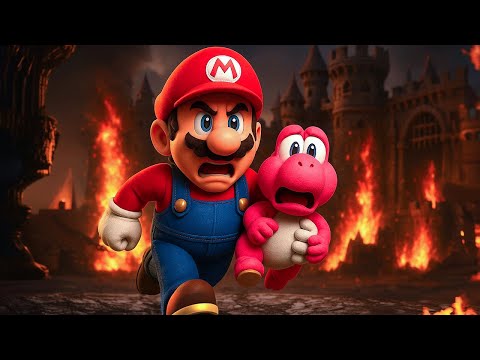 Mario’s Brave Mission: Save Baby Yoshi from Bowser’s Castle! 🏰 Super Mario Odyssey Story