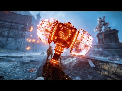 Warrior Priest + Holy Great Hammer Gameplay - Deathwish True Solo｜Vermintide 2