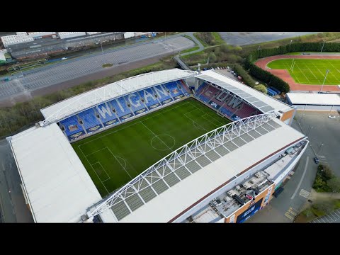 Wigan Athletic Football Stadium #wiganathletic #wigan #football #soccer #training #drone