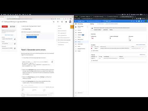 Creating and Alerting on Logs-based Metrics | GSP091 | Google Cloud