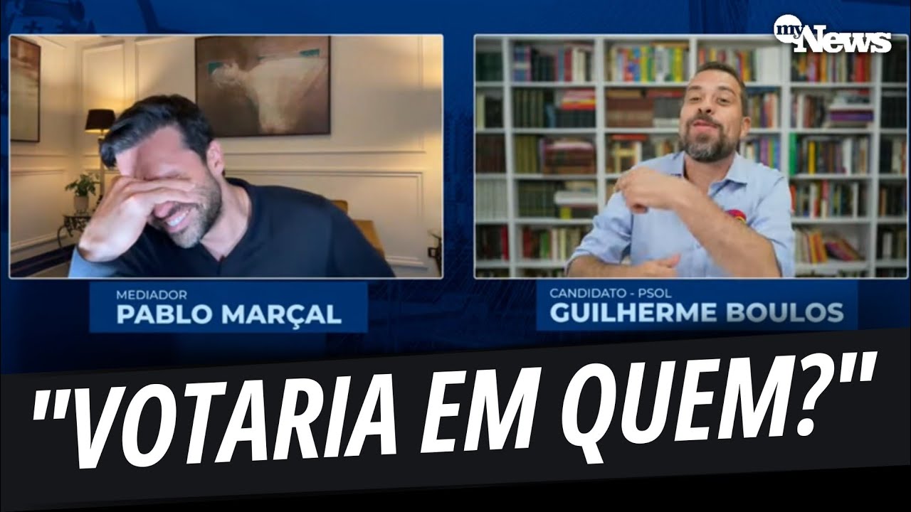 VEJA COMO MARÇAL RESPONDEU PERGUNTA SOBRE ESCOLHA DE VOTO EM BOULOS X NUNES NA LIVE DE "ENTREVISTA"